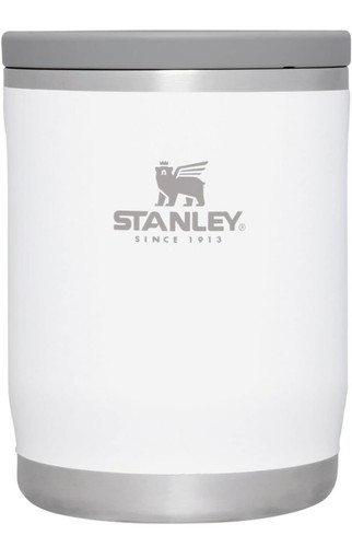Stanley 18 oz Adventure Edelstahl Lebensmittelglas Silber und Weiß - Bild 1 von 7