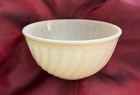 VTG 8" Ivory Fire King Swirl Mixing Bowl 30B14