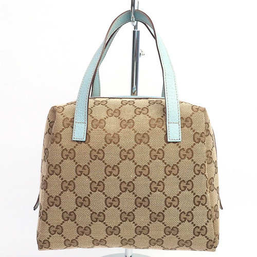 Gucci Bag GG Canvas Shoulder Bag Tan