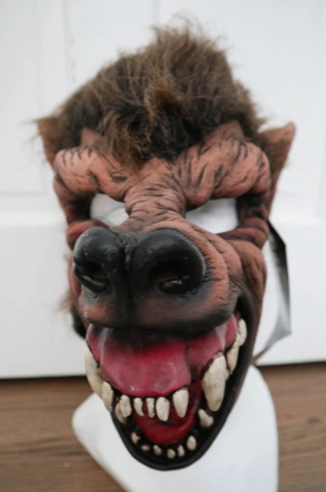 Werewolf Beast Dog - Zagone Studios "Lycan" Adult Handmade Mask - Image 3 of 4
