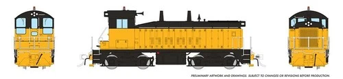 Rapido ~ HO Scale ~ EMD SW9 ~ Industrial Yellow ~ DC Version ~ 027099