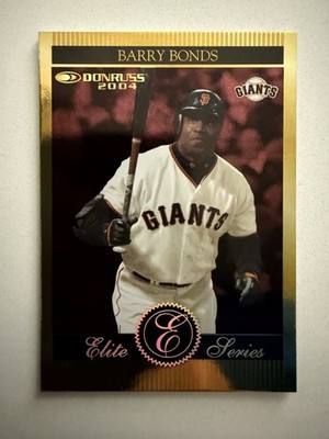 Barry Bonds 2004 Donruss Elite Series Foil /1500 ES-14