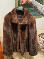PELLICCIA DI VISONE  POCO USATA-Taglia M. 50