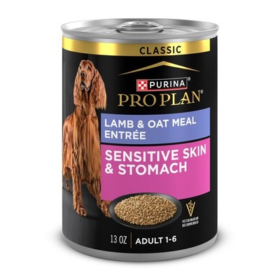 Purina Pro Plan Sensitive Skin and Stomach Dog Food Wet Classic Pate Lamb and Oa