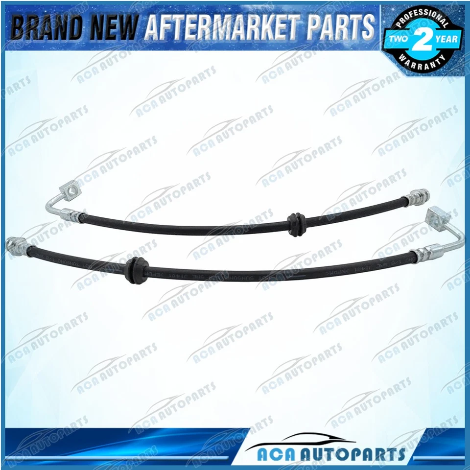 BRAND NEW FRONT BRAKE HOSE SET (2) FITS FORD BA BF FALCON NOT XR8 OR XR6T - image 2 of 3