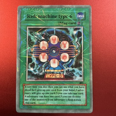 Yu-Gi-Oh! TCG Fake Card Comically Translated Holo - Risk Machine Type 6 