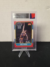 1986-87 Fleer - Kurt Rambis #89 Jersey Fusion GU Patch BGS 9 🔥🔥