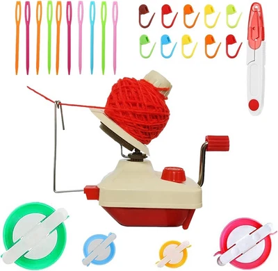 Ball Winder, Convenient Yarn Winder, Ball Winder Suit for Yarn Swift with Easy I