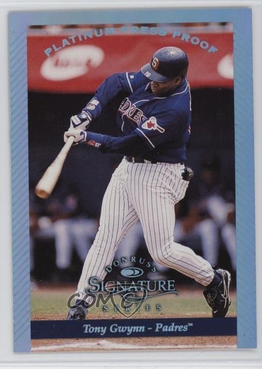 1997 Donruss Signature Series Platinum Press Proof /150 Tony Gwynn #3 HOF st0
