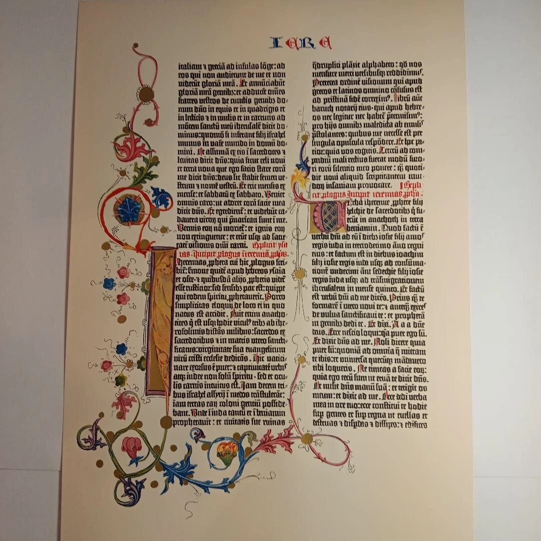 Gutenberg Bible In Antiquarian & Collectible Books for sale | eBay Gutenberg Bible In Antiquarian & Collectible Books for sale | eBay