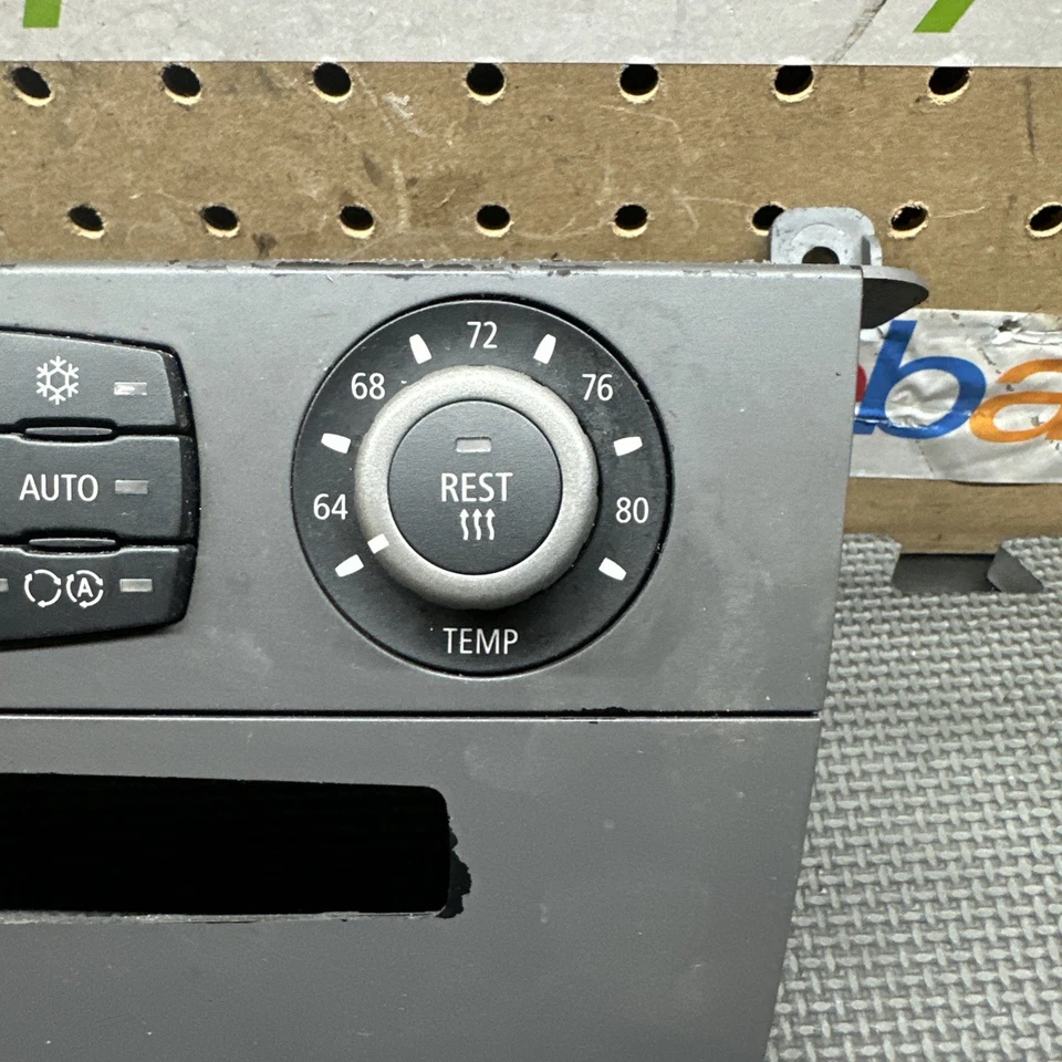 2009 BMW 535i HVAC CLIMATE CONTROL SWITCH CONTROL MODULE K - Image 3 of 4