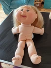 Cabbage Patch Kids Blonde Hair Brown Eyes Doll 2016 15" Baby Doll CPK