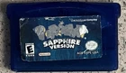 GBA Pokemon Sapphire Version, Nintendo GameBoy Advance, Authentic & Tested