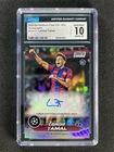 2023-24 Topps Stadium Club Chrome Lamine Yamal #CA-LY Rookie RC Auto CGC 10/10