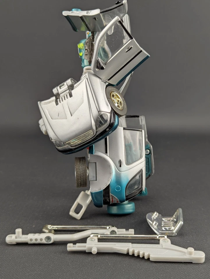 Transformers Car Robots Wildride complete Takara C-002 RID 2001 X-Brawn - Image 2 of 4