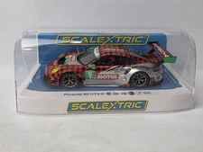 SCALEXTRIC PORSCHE 911 GT3 R SEBRING 2001 1/32 SCALE SLOT CAR NICE!!!