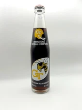 1990 GEORGIA TECH NATIONAL FOOTBALL CHAMPIONS Coca-Cola Full  Bottle