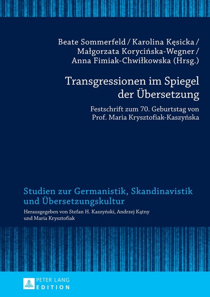 Transgressionen Im Spiegel Der ÜBersetzung | Buch | 9783631668337-image