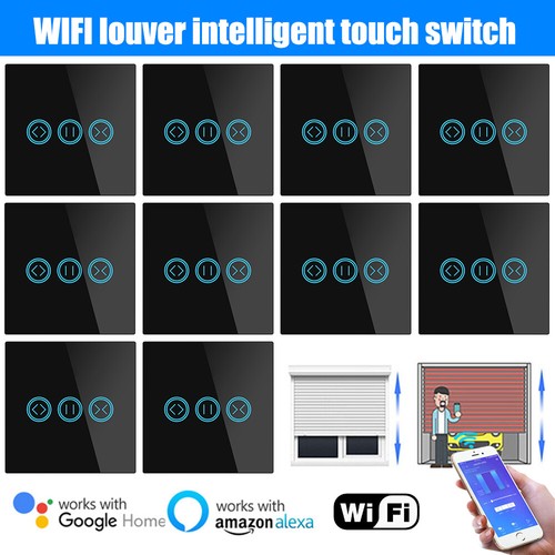 TUYA Smart WIFI Interrupteur de volet roulant tactile interrupteur de store interrupteur à rideau Alexa #