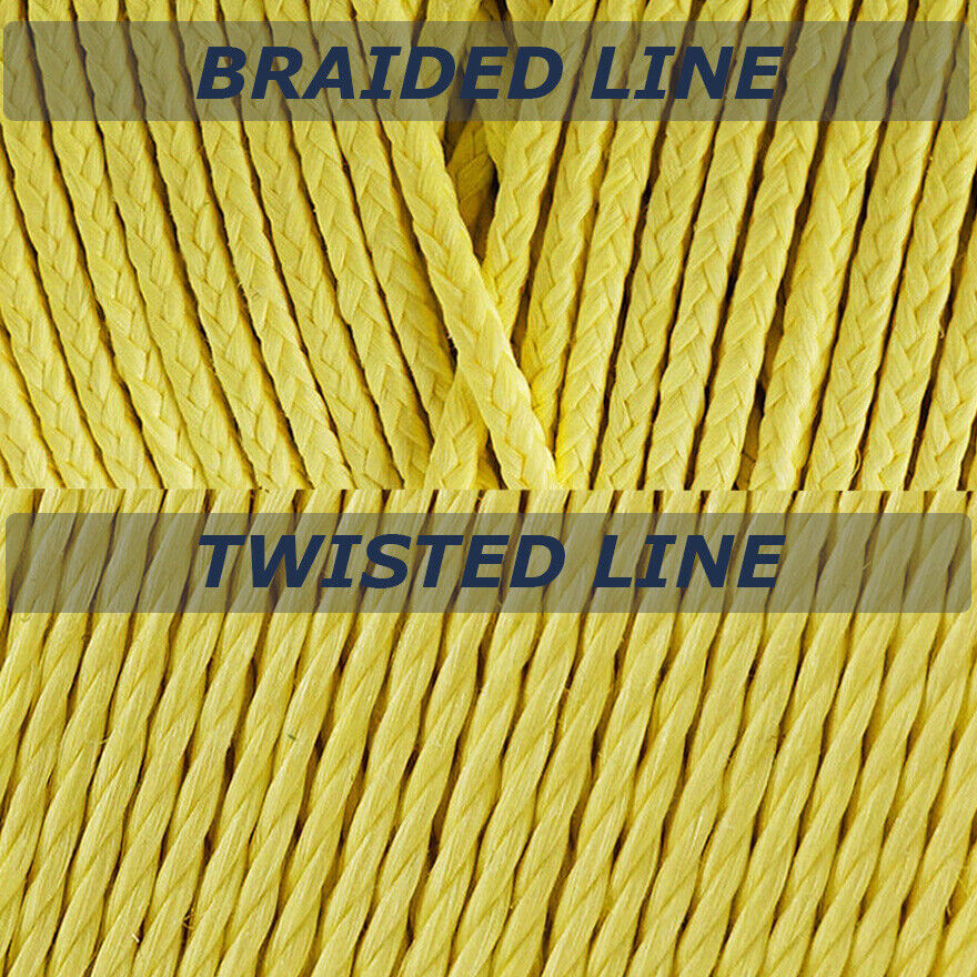 9KM DWLIFE Kevlar Kite String, 70lb 1000ft, Twisted Kevlar Line, Low Stretch, High Strength, Heavy Duty, Fishing Assist Cord, Camping, Hiking, Outdoor