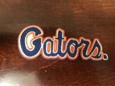 UF Florida Gators Vintage Embroidered Iron On Patch 3.75” X 1.5” NICE QUALITY