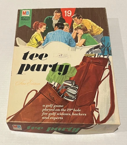 Vintage 1969 Tee Party Golf Board Game by Milton Bradley Appears Complete LOOK!