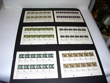 1989 Human Rights Full Sheets Set - N570-571, G180-181, A95-96 - MNH