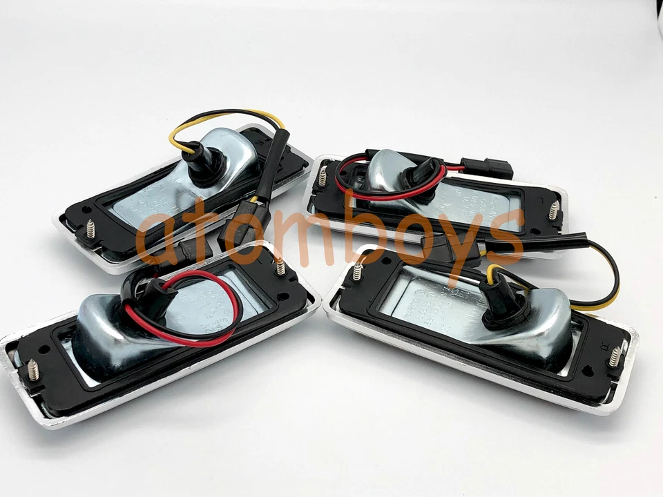 x4 PARA MAZDA ROTATIVO RX3 808 RX4 929 12A INTERMITENTE LUCES MARCADORAS LATERALES ROJO ÁMBAR Foto 3 de 4