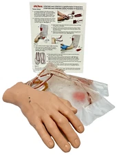 Nasco Life/Form LF00700U Light Portable IV Hand Medical Nursing Trainer