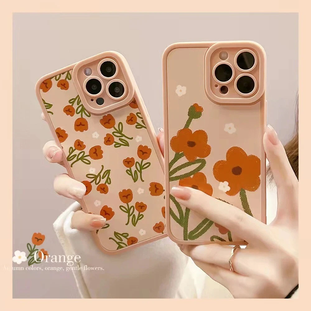 Flowers Aesthetic Phone Case For iPhone 15 Pro 11 14 12 13 SE20 XS MAX XR 8Plus