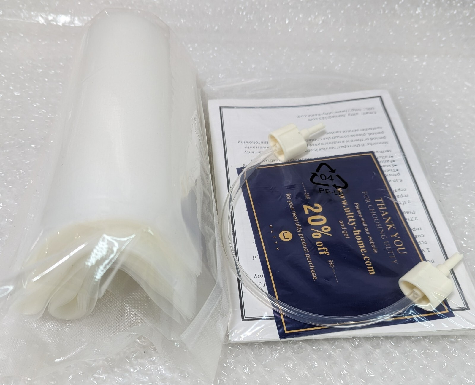 ULTTY SKJCR009 120W Vacuum Sealer Machine With Bags For Airtight Food