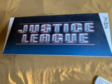 JUSTICE LEAGUE animated series convention heavy duty banner - 10 1/2 x 26