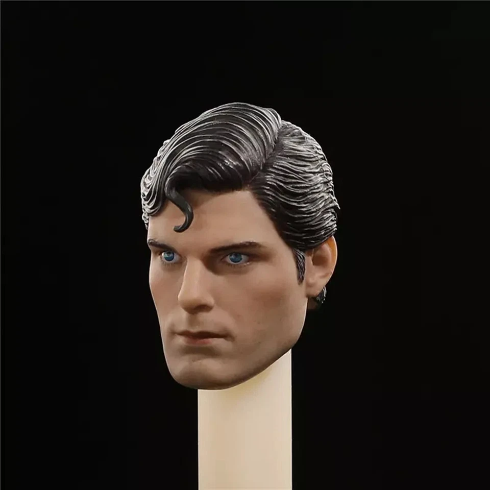 1:6 Superman Christopher Reeve Cabeza Masculina Esculpida Ajuste 12" Soldado Figura Cuerpo Juguete Foto 3 de 4