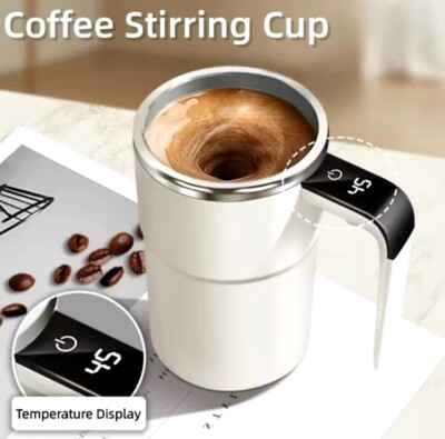 Automatische Rührbecher Wiederaufladbar Tragbar Kaffee Elektrisch Edelstahl