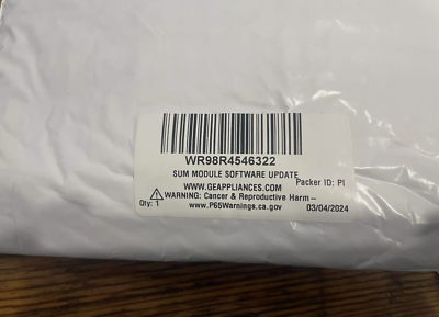 #ad Refrigerator Software Update Module Kit GE WR98R4546322 $50.00