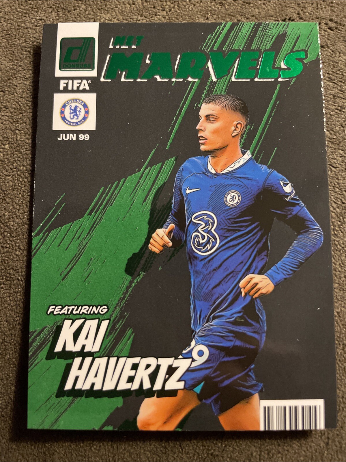 2022-23 Donruss Soccer Net Marvels Kai Havertz Green Chelsea #4