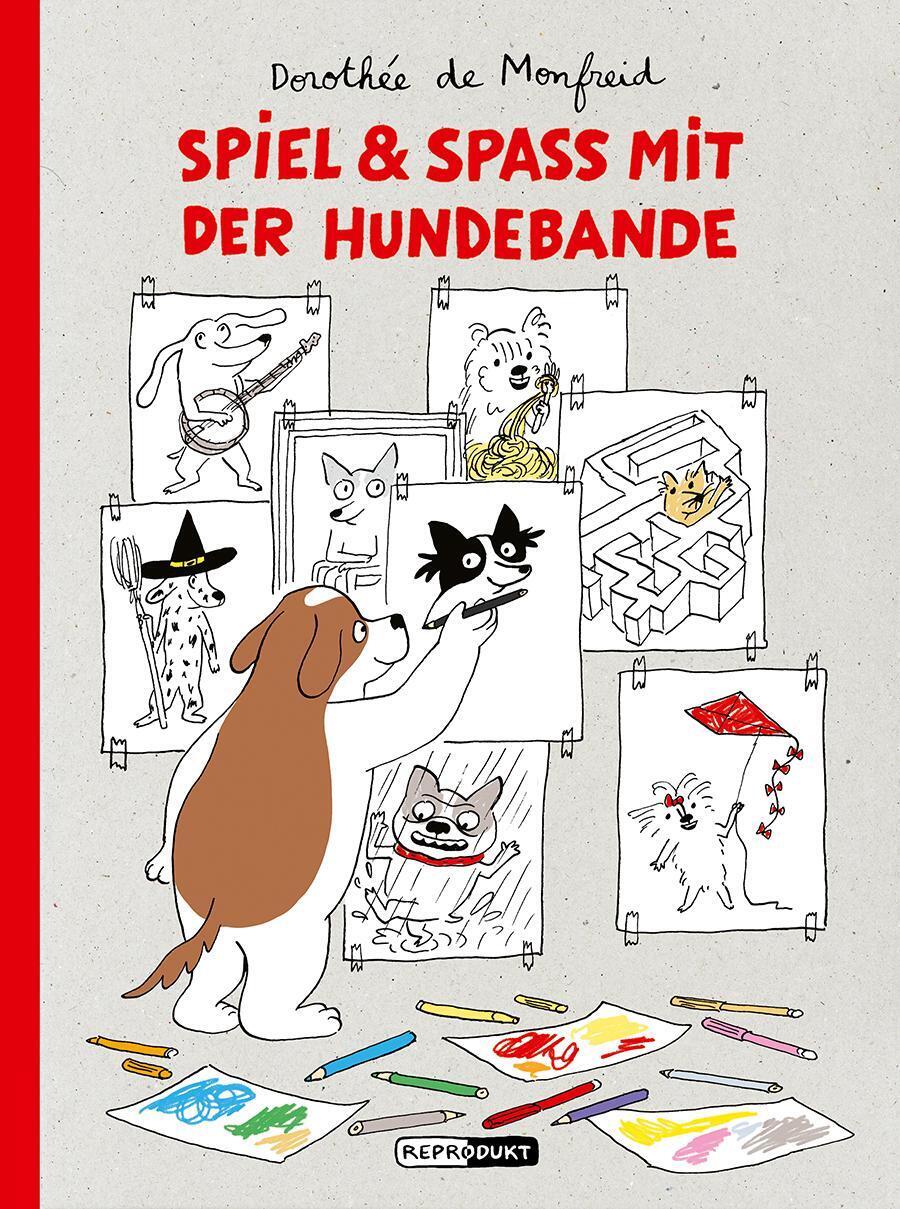 Thumbnail - Spiel & Spaß Mit Der Hundebande | Mitmachbuch | Dorothée De Monfreid |