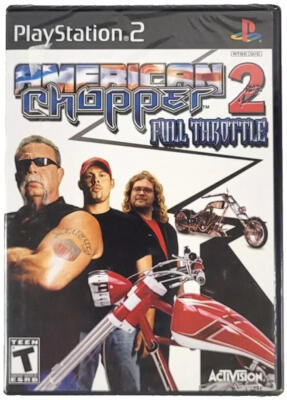 American Chopper 2: Full Throttle PS2 (Brand New Factory Sealed US Version) Play