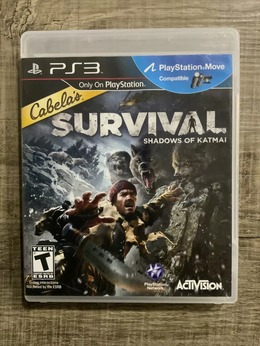 Cabelas Survival Shadows of Katmai com arma - Ps3