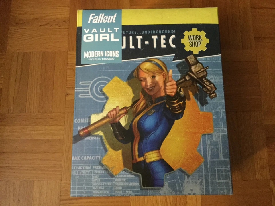 Fallout Modern Icons #7 Vault Girl 9'' Statue by Thinkgeek - Image 4 of 4