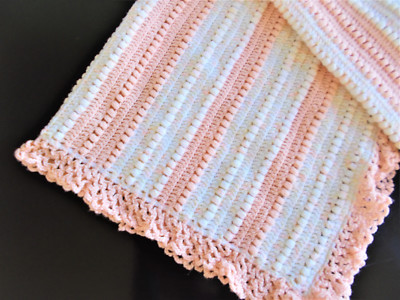 orange baby blanket