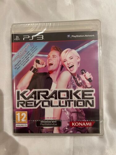 Karaoke Revolution PS3 PLAYSTATION 3 Konami NOWY SONY FABRYCZNIE ZAPIECZĘTOWANY UK - Zdjęcie 1 z 2