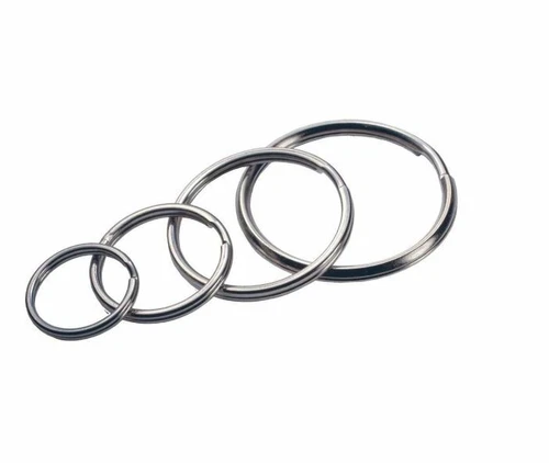 Small - Large Silver Metal Split Rings Keyring Jump Hoop Loop Key Keys Ring - Picture 10 of 18