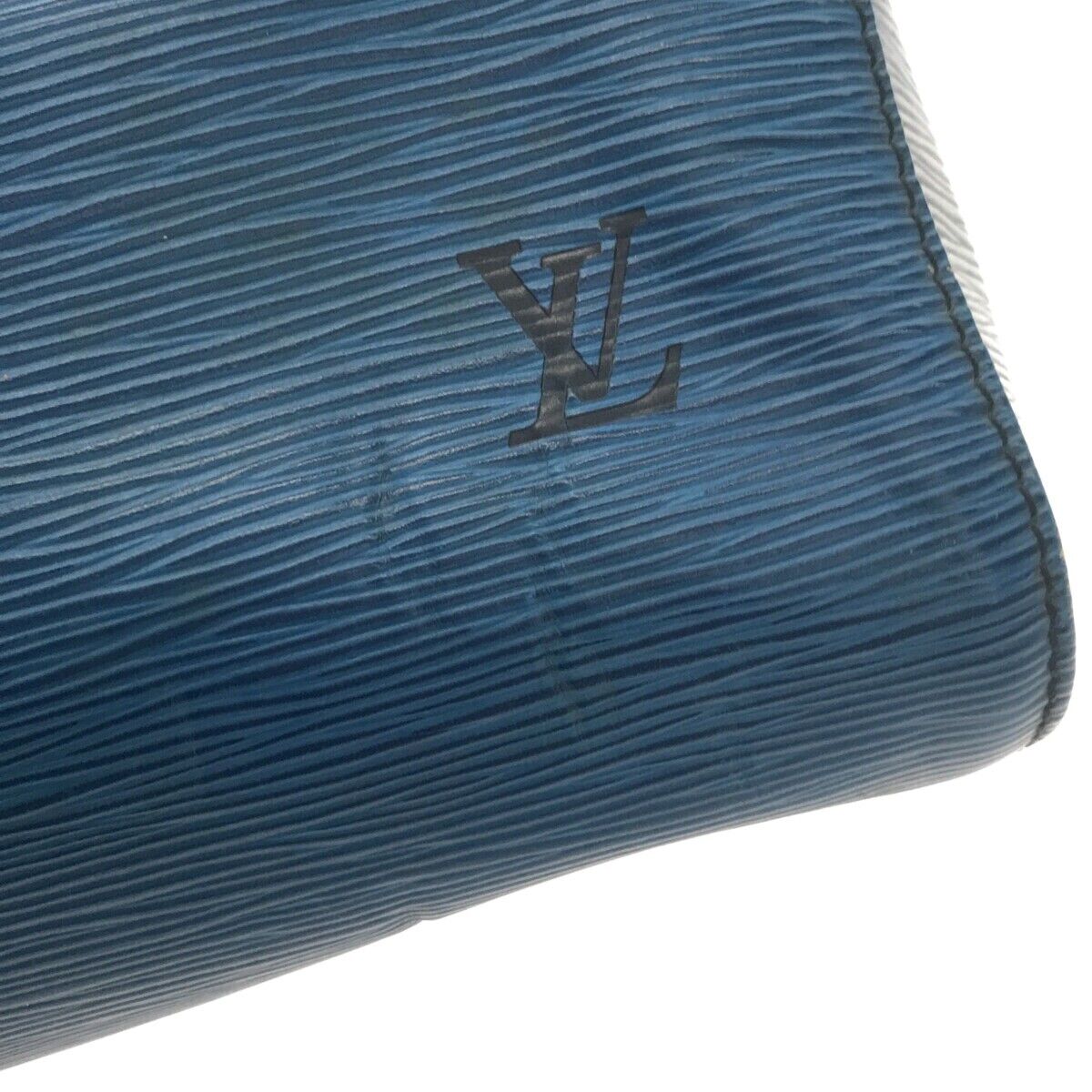 Louis Vuitton Speedy 30 vintage Toledo blue epi leather ref.959731