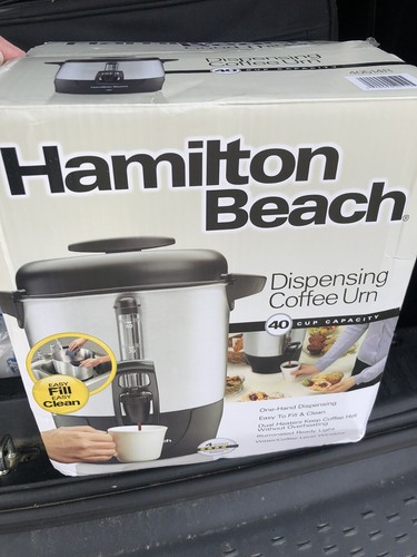 Hamilton Beach 40514R Urna da caffè erogatore 40 tazze - Nero/Acciaio