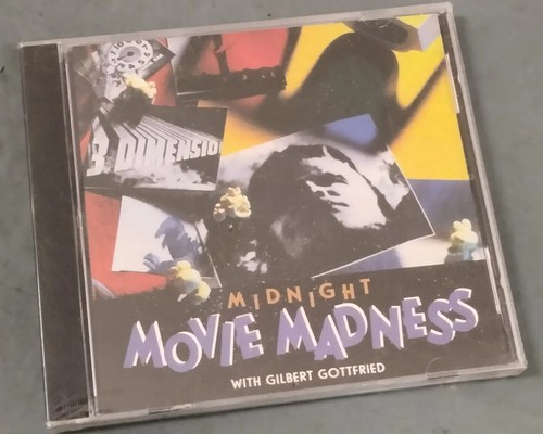 Midnight Movie Madness w/Gilbert Gottfreid (PC CD-ROM, 1993) RARE NEW SEALED NOS - Picture 7 of 8
