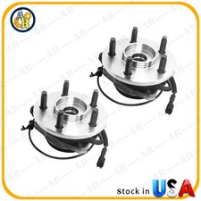 2pcs Front Wheel Hub And Bearing Assembly Wabs For 2002-2007 Jeep Liberty 3.7l