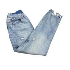 Rewash Jeans Women 9 Distressed Straight Wide Leg Denim Vintage Y2K