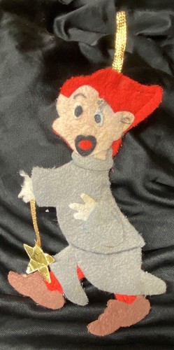 Disney Snow White & Seven Dwarfs Felt Dopey Christmas Ornament