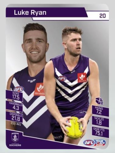 Tarjetas de fútbol americano paralelas plateadas de Team Coach de la AFL 2022 - ELIGE TU TARJETA - Imagen 10 de 105